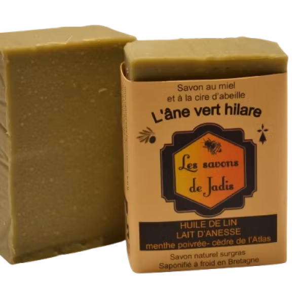 L'âne vert hilare
