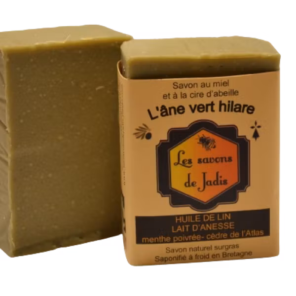 L'âne vert hilare