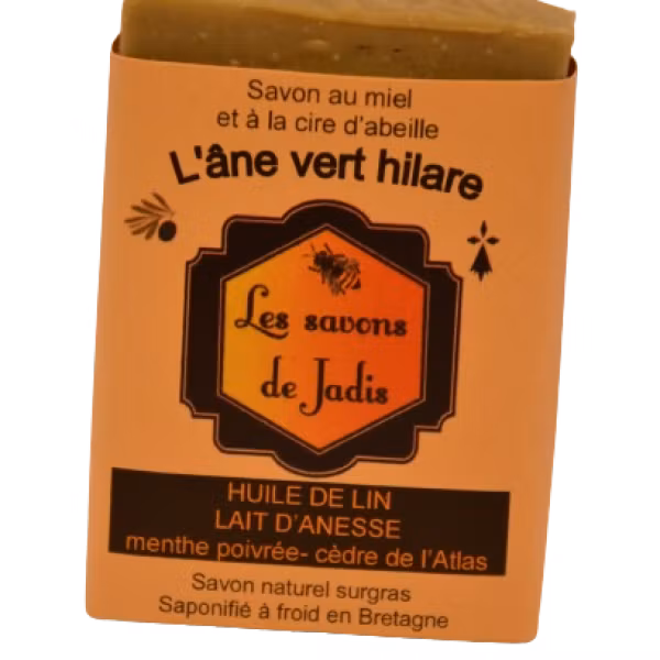 L'âne vert hilare
